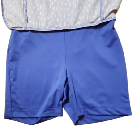 Like New Chico’s Women's Zenergy Neema Pebble Pocket‎ Skort Amparo Blue 12 - Picture 13 of 15